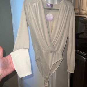 Elegant Cream Bodysuit